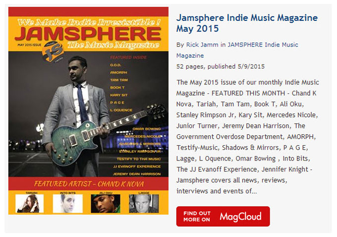 Jamsphere Indie Music Magazine May 2015