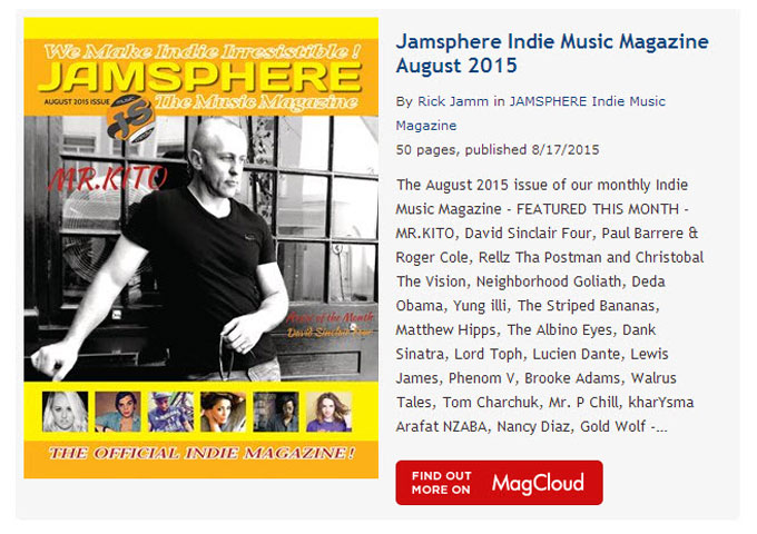 Jamsphere Indie Music Magazine August 2015