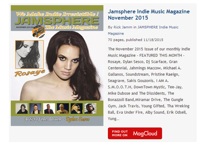 Jamsphere Indie Music Magazine November 2015