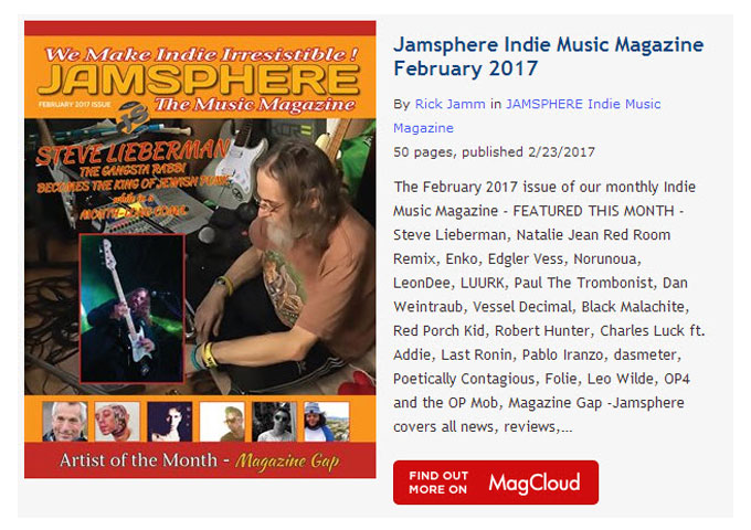 Jamsphere Indie Music Magazine February 2017
