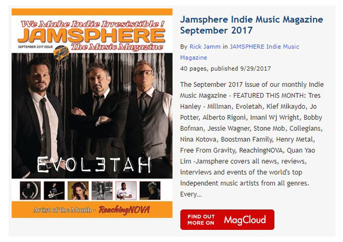 Jamsphere Indie Music Magazine September 2017