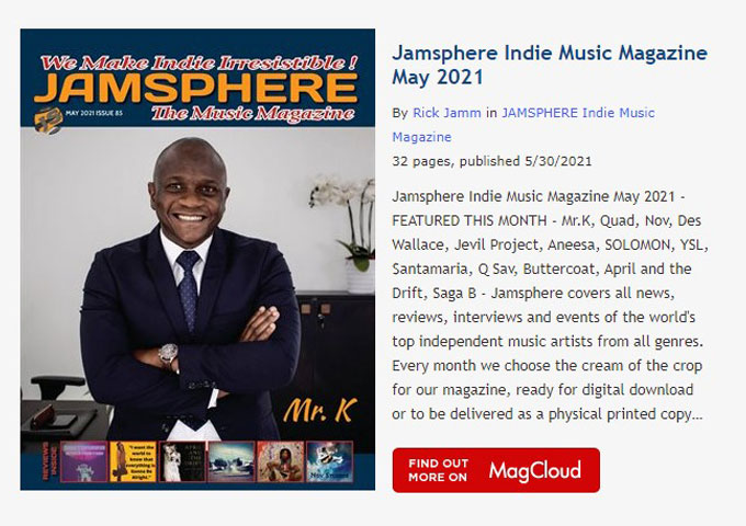 Jamsphere Indie Music Magazine May 2021