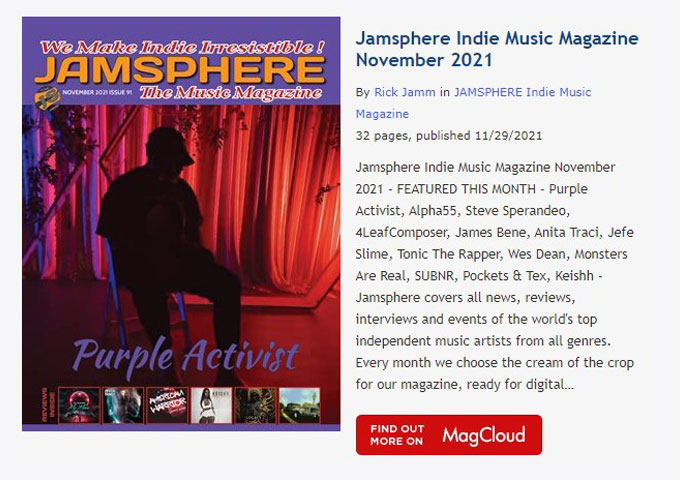 Jamsphere Indie Music Magazine November 2021 – JamSphere