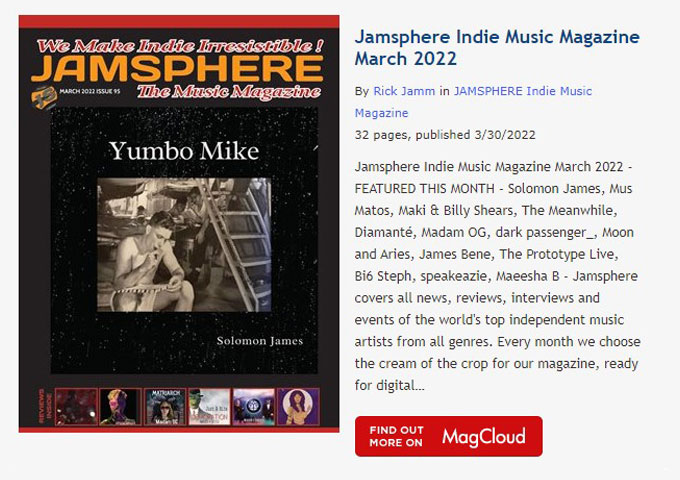 Jamsphere Indie Music Magazine March 2022