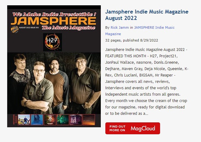 Jamsphere Indie Music Magazine August 2022