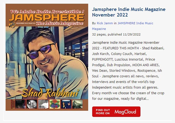 Jamsphere Indie Music Magazine November 2022