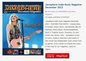 Jamsphere Indie Music Magazine December 2023